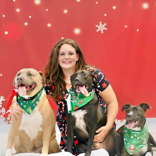 Kristie's furbaby family photoshoot for her 2023 Holiday card.