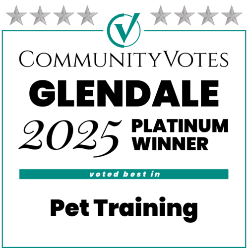Furbabies & Friends 2025 Glendale Community Votes Platinum Winner for Dog Training in Glendale, AZ.