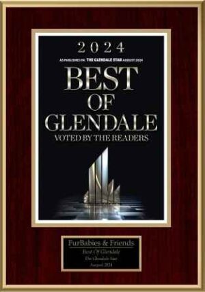 FurBabies and Friends 2024 Best Pet Services in the Glendale Star's Best of Glendale publication.